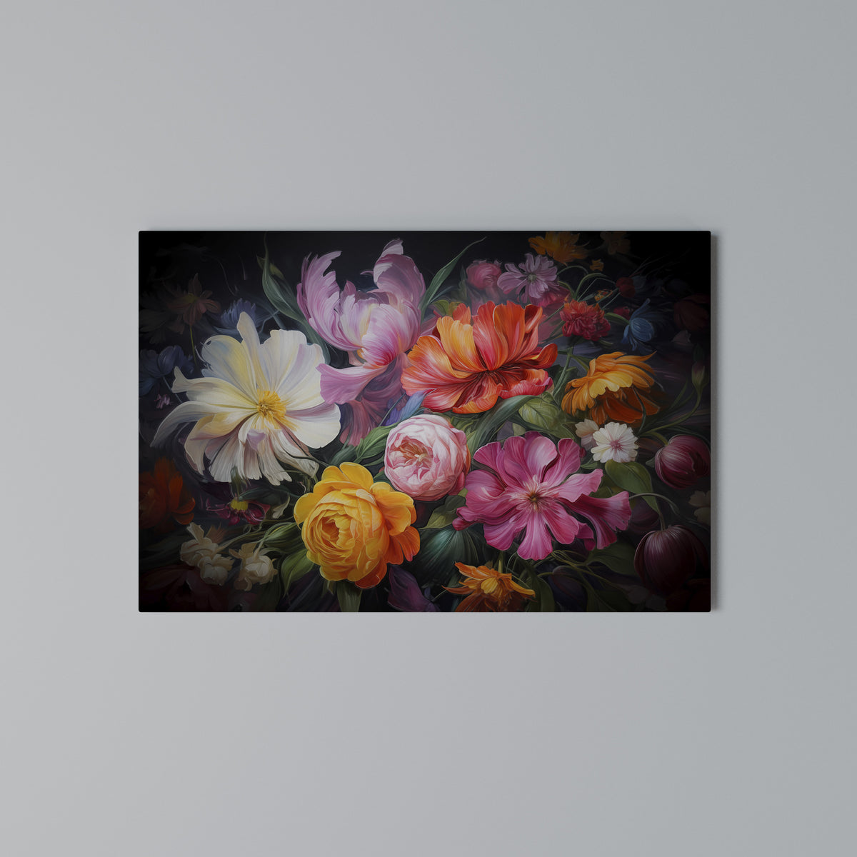 EPHEMERAL BOUQUET Horizontal Canvas Print