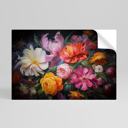 EPHEMERAL BOUQUET Självhäftande Horisontell Poster