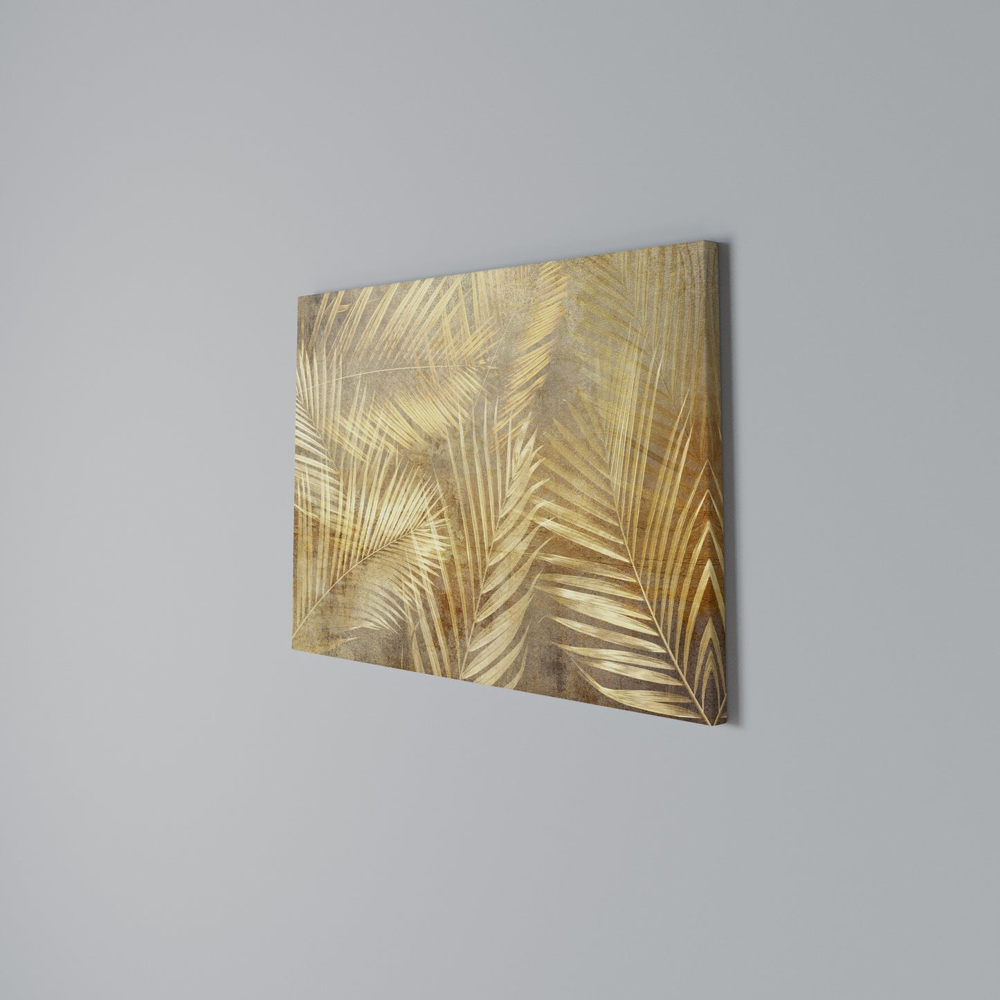 GOLDEN PALM DREAMSCAPE Horizontal Canvas Print