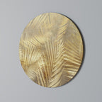 GOLDEN PALM DREAMSCAPE Round Wall Art