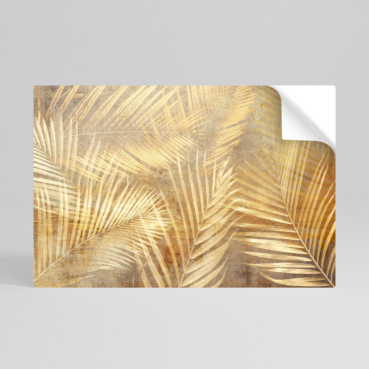 GOLDEN PALM DREAMSCAPE Självhäftande Horisontell Poster