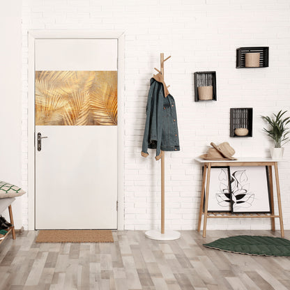 GYLLENE PALM DRÖMLANDSKAP horisontell poster med självhäftande text