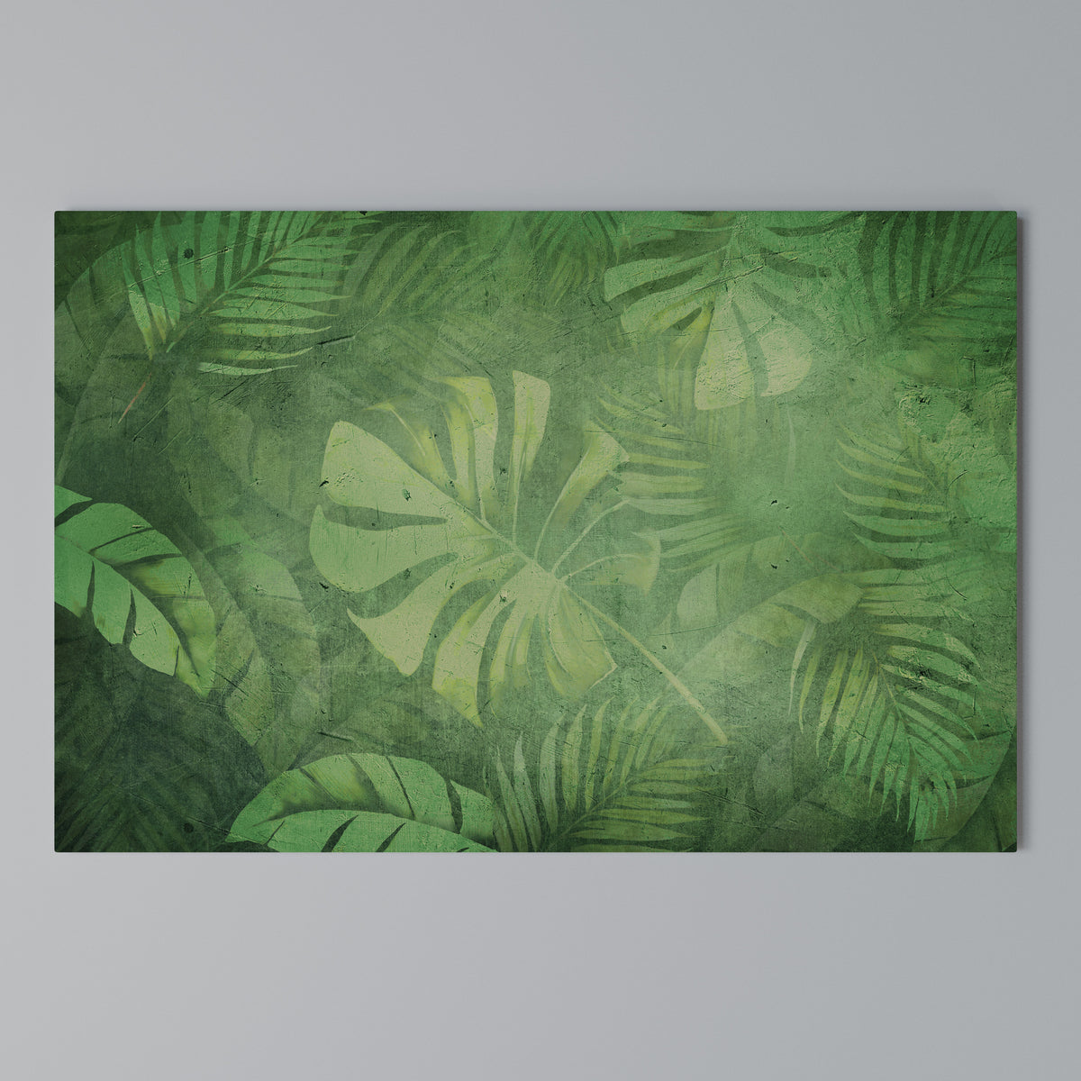 SUBTLE GREEN SYMPHONY Horizontal Canvas Print