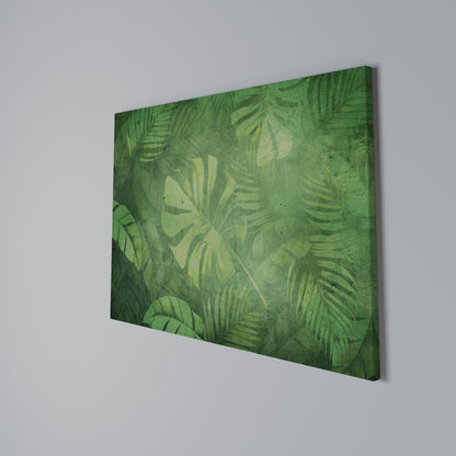 SUBTLE GREEN SYMPHONY Horizontal Canvas Print