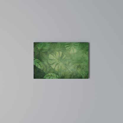 SUBTLE GREEN SYMPHONY Horizontal Canvas Print