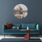 GENTLE BREEZE Round Wall Art