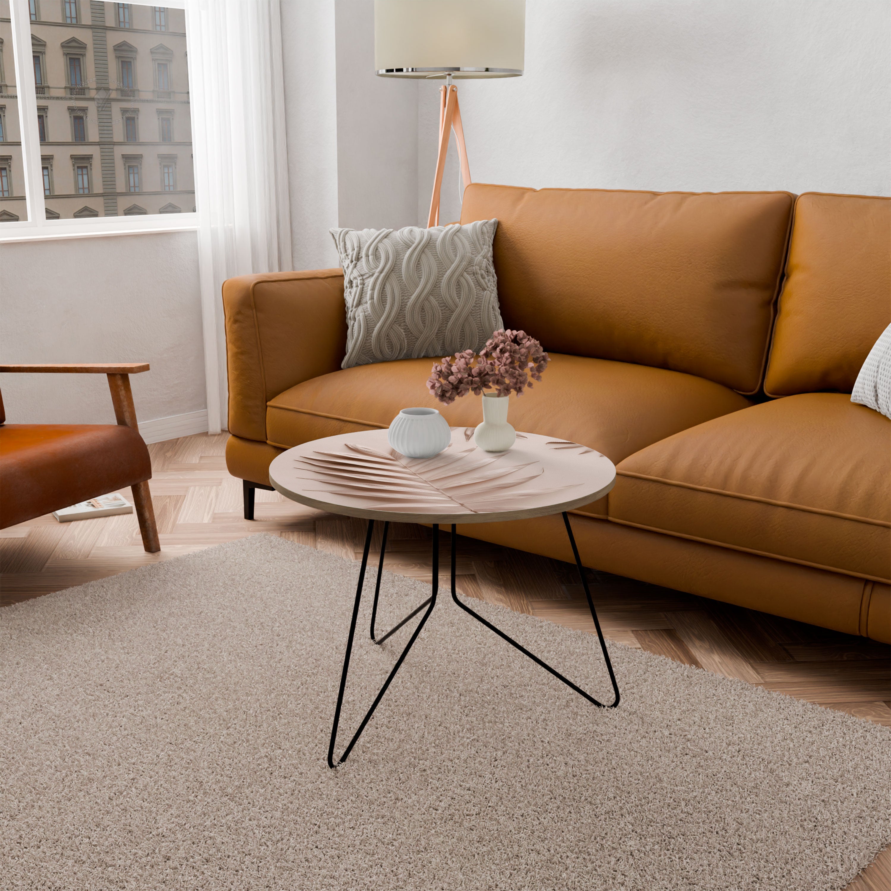 PINK PALM DREAMS Coffee Table