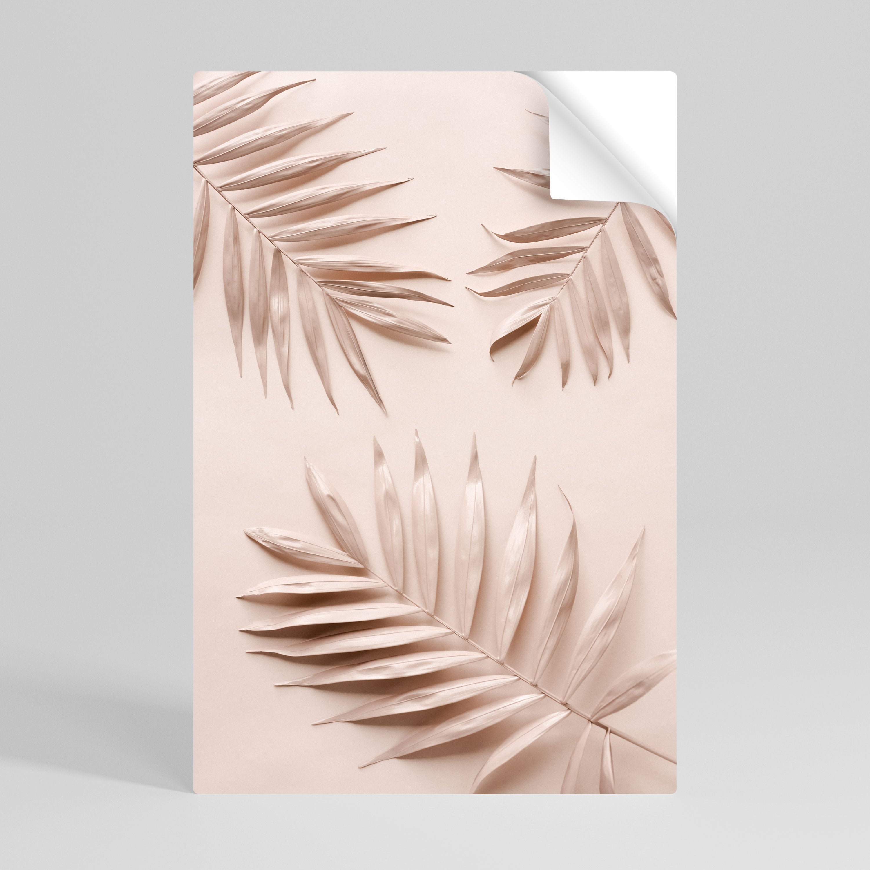 ROSA PALMDRÖMMAR Vertikal poster med självhäftande motiv