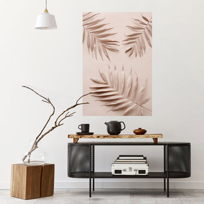 ROSA PALMDRÖMMAR Vertikal poster med självhäftande motiv