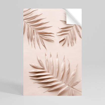 ROSA PALMDRÖMMAR Vertikal poster med självhäftande motiv