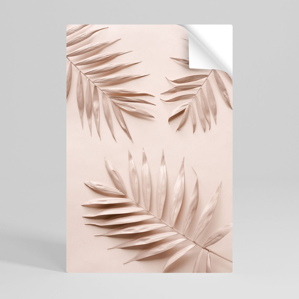 ROSA PALMDRÖMMAR Vertikal poster med självhäftande motiv