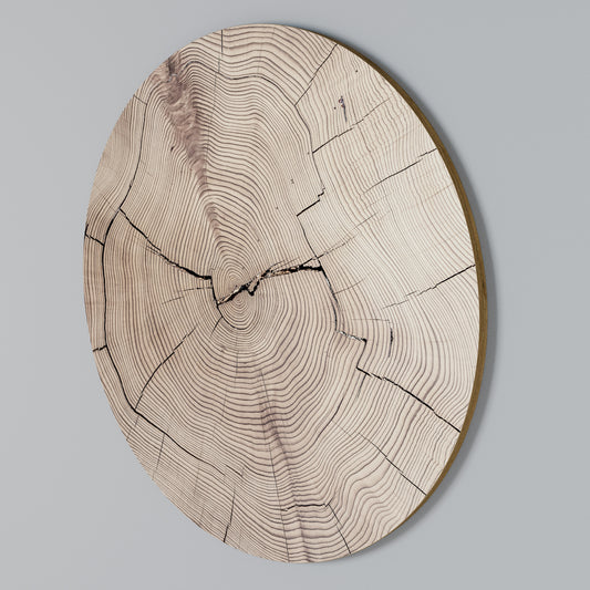 TIMEWORN RHYTHM Round Wall Art