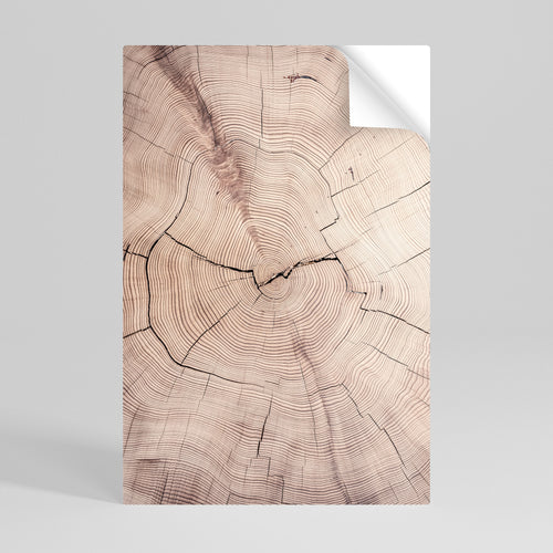 TIMEWORN RHYTHM Peel and Stick Vertical Poster