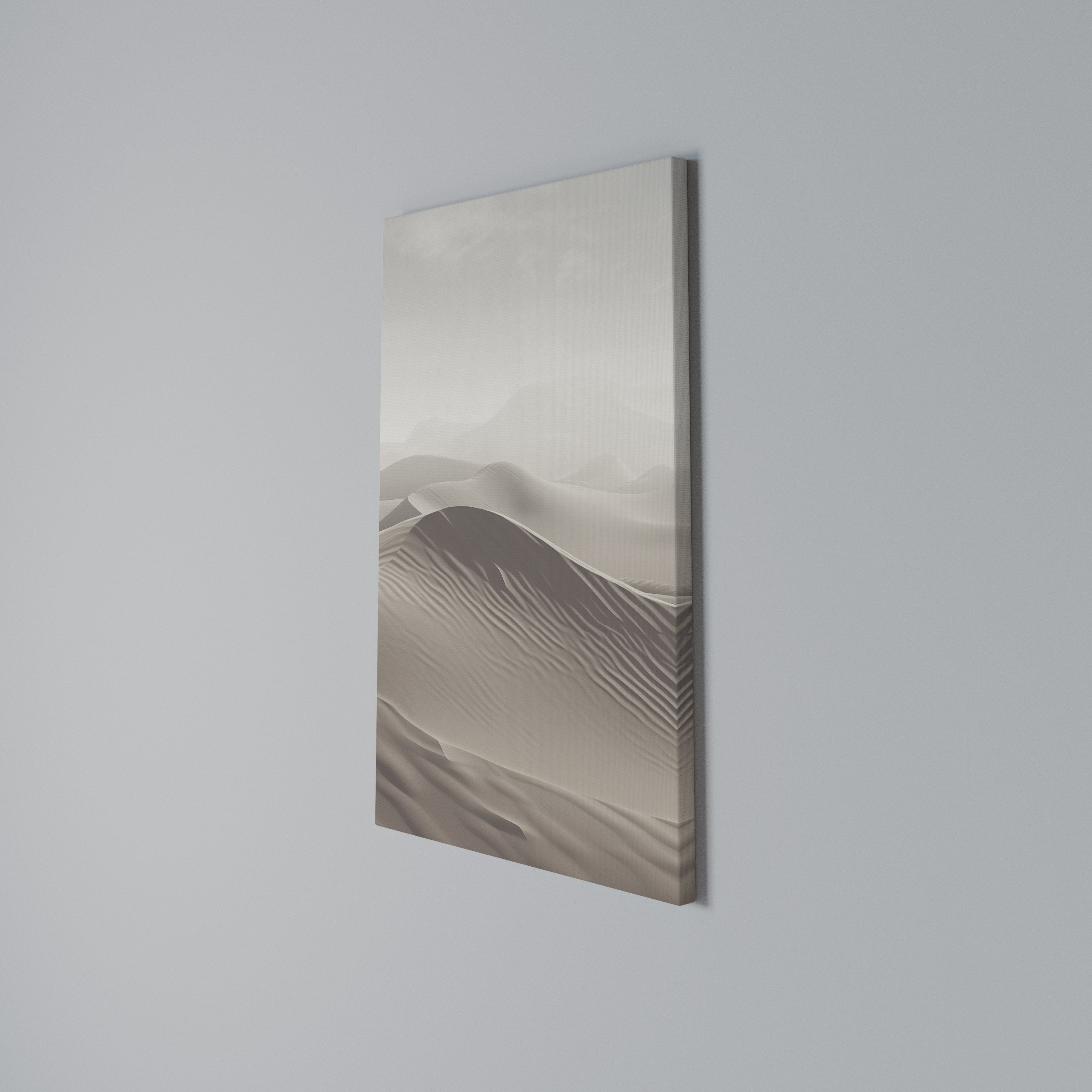ECHOES OF DUNES Vertical Canvas Print