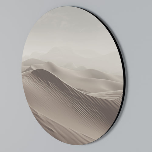 ECHOES OF DUNES Round Wall Art