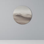 ECHOES OF DUNES Round Wall Art