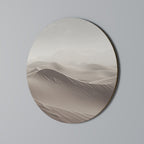 ECHOES OF DUNES Round Wall Art