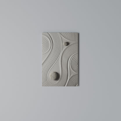 SANDSWIRL SERENITY Vertical Canvas Print