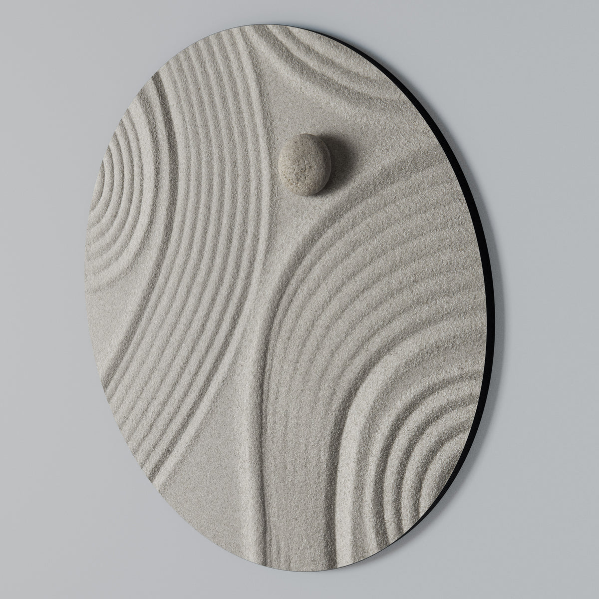 SANDSWIRL SERENITY Rund väggdekor
