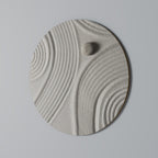 SANDSWIRL SERENITY Round Wall Art