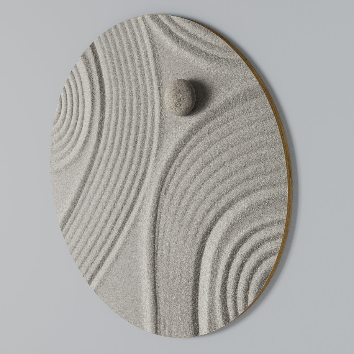 SANDSWIRL SERENITY Rund väggdekor