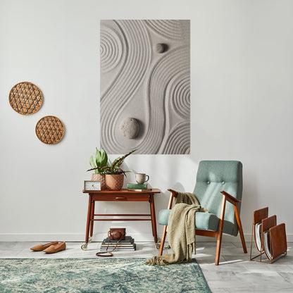 SANDSWIRL SERENITY Peel and Stick Vertical Poster