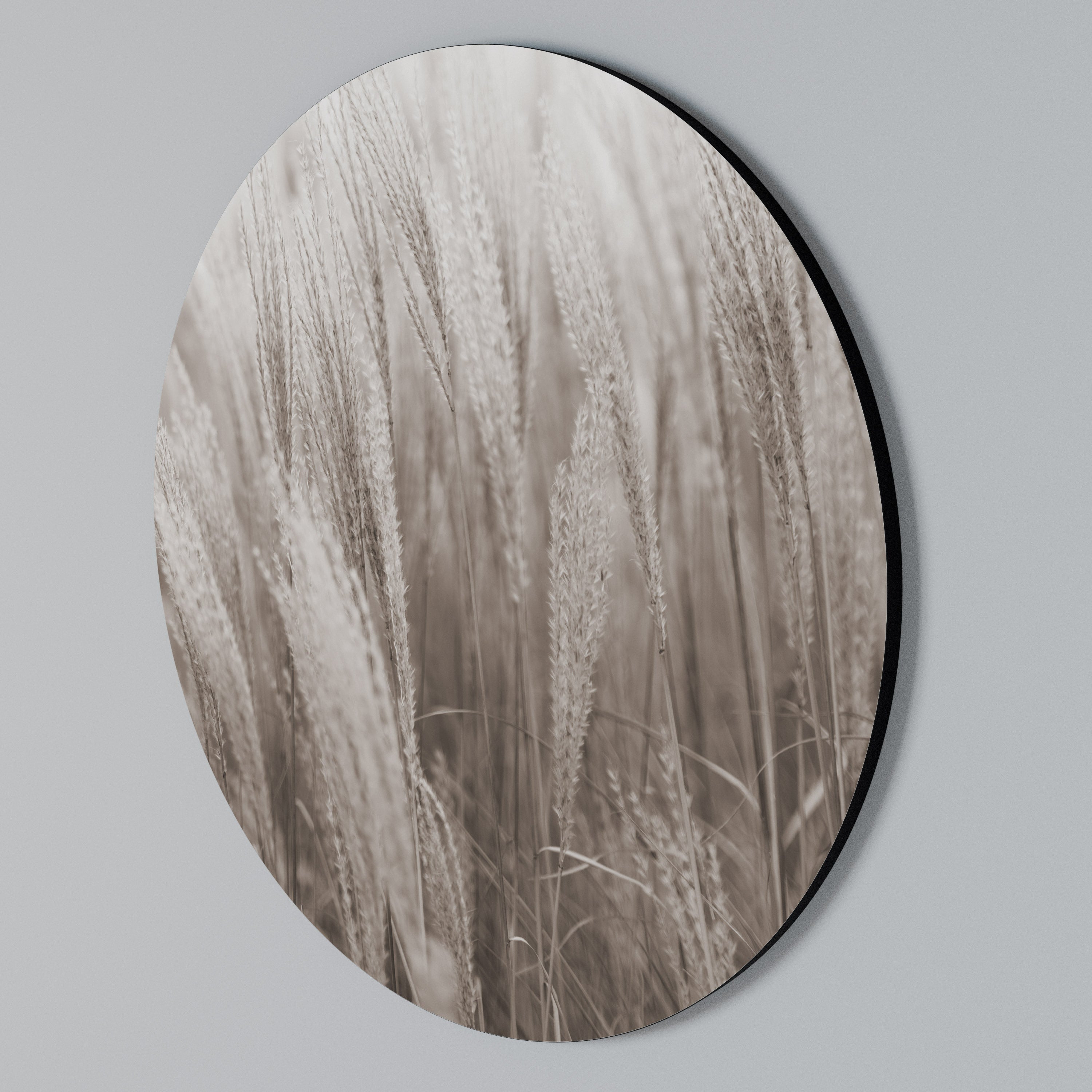WHISPERS OF GRASS Round Wall Art