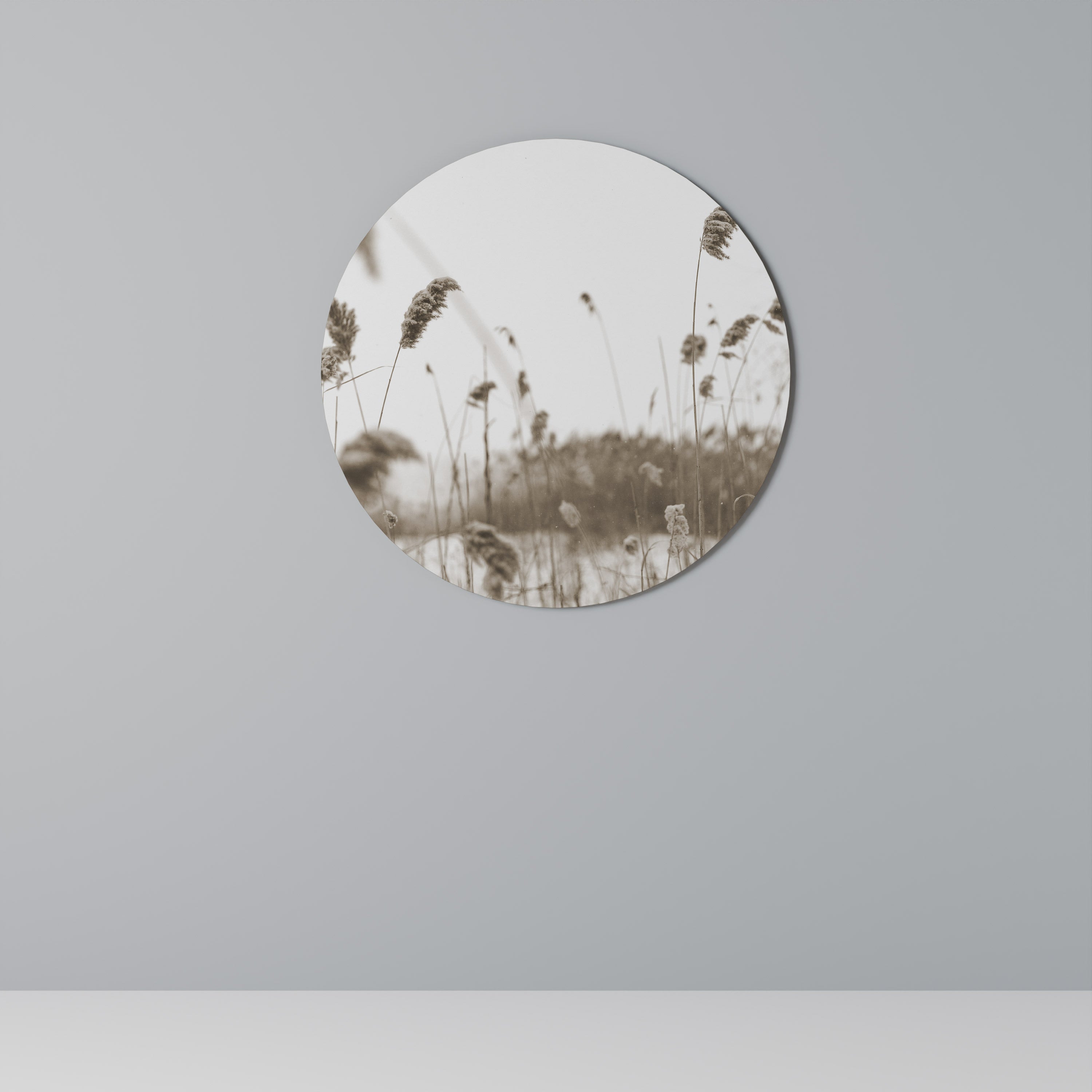 TIDLÖSA TUVOR Rund Väggkonst