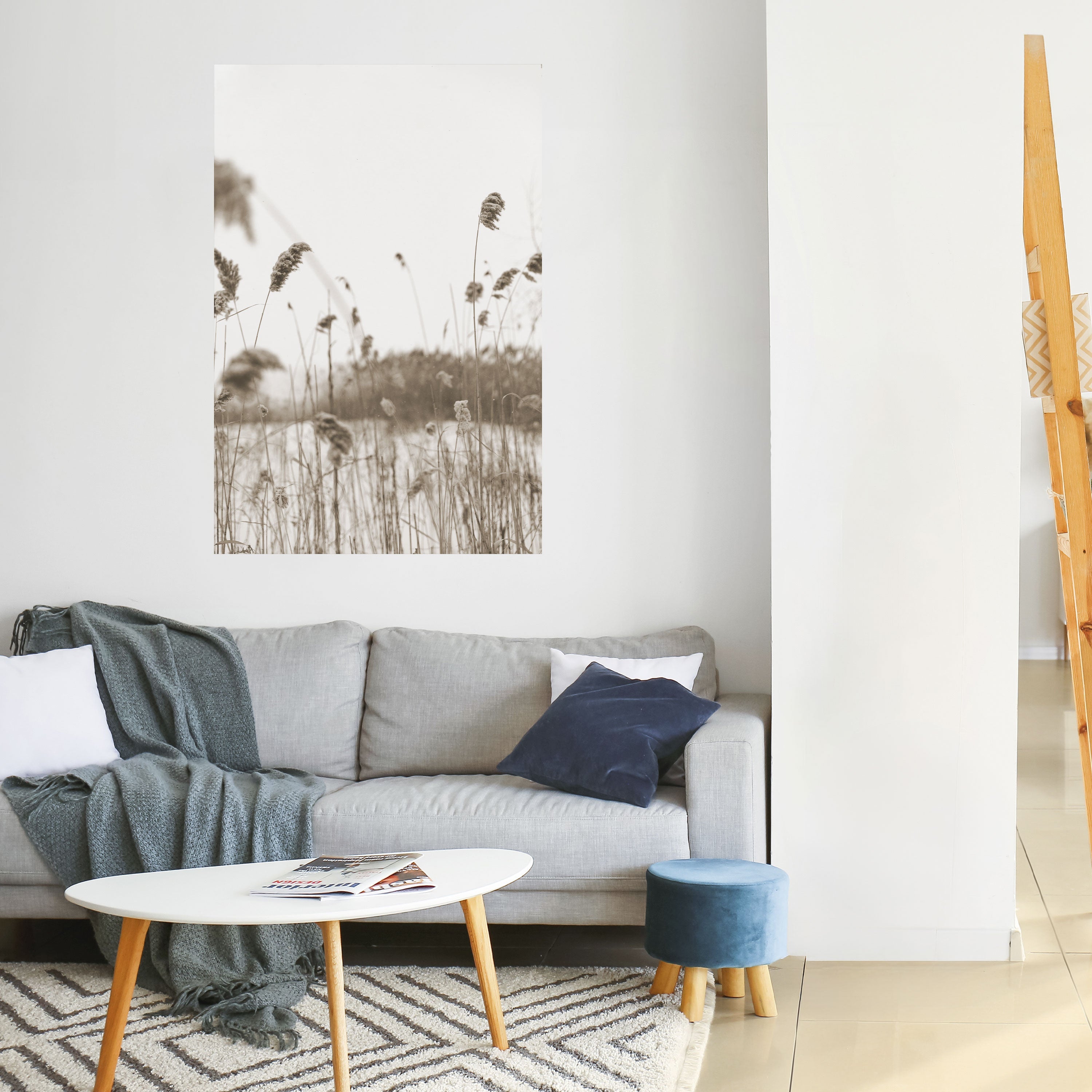 TIDLÖSA TUVOR Vertikal Poster med självhäftande mönster