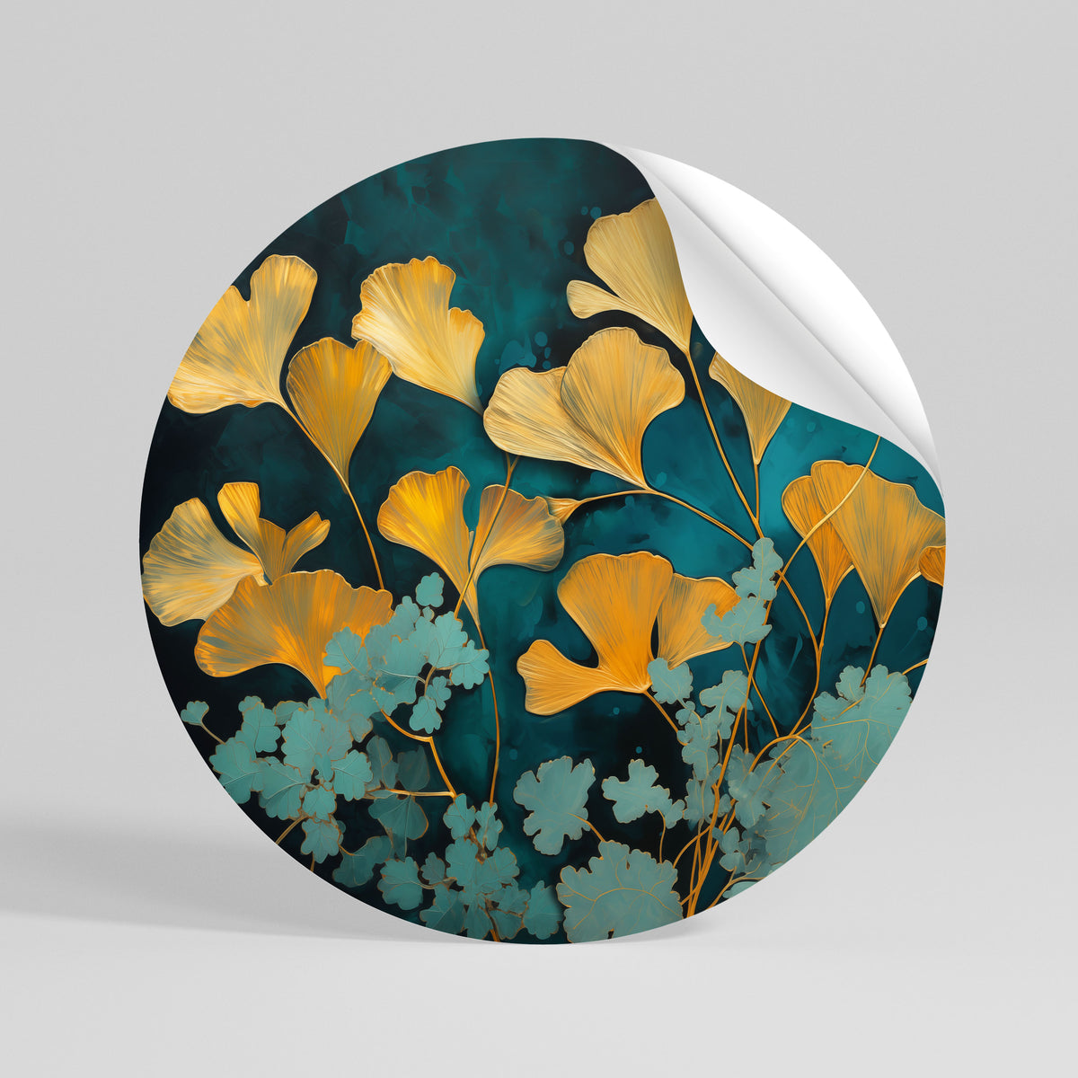 GINCOODELIC DREAM Peel and Stick Round Sticker