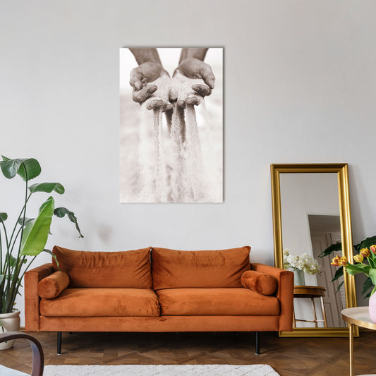 HANDS OF FATE Vertical Canvas Print