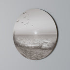 TIMELESS SEASCAPE Round Wall Art