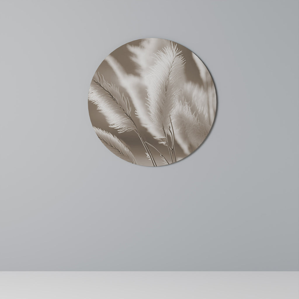 Rund väggkonst med ljuva vindar