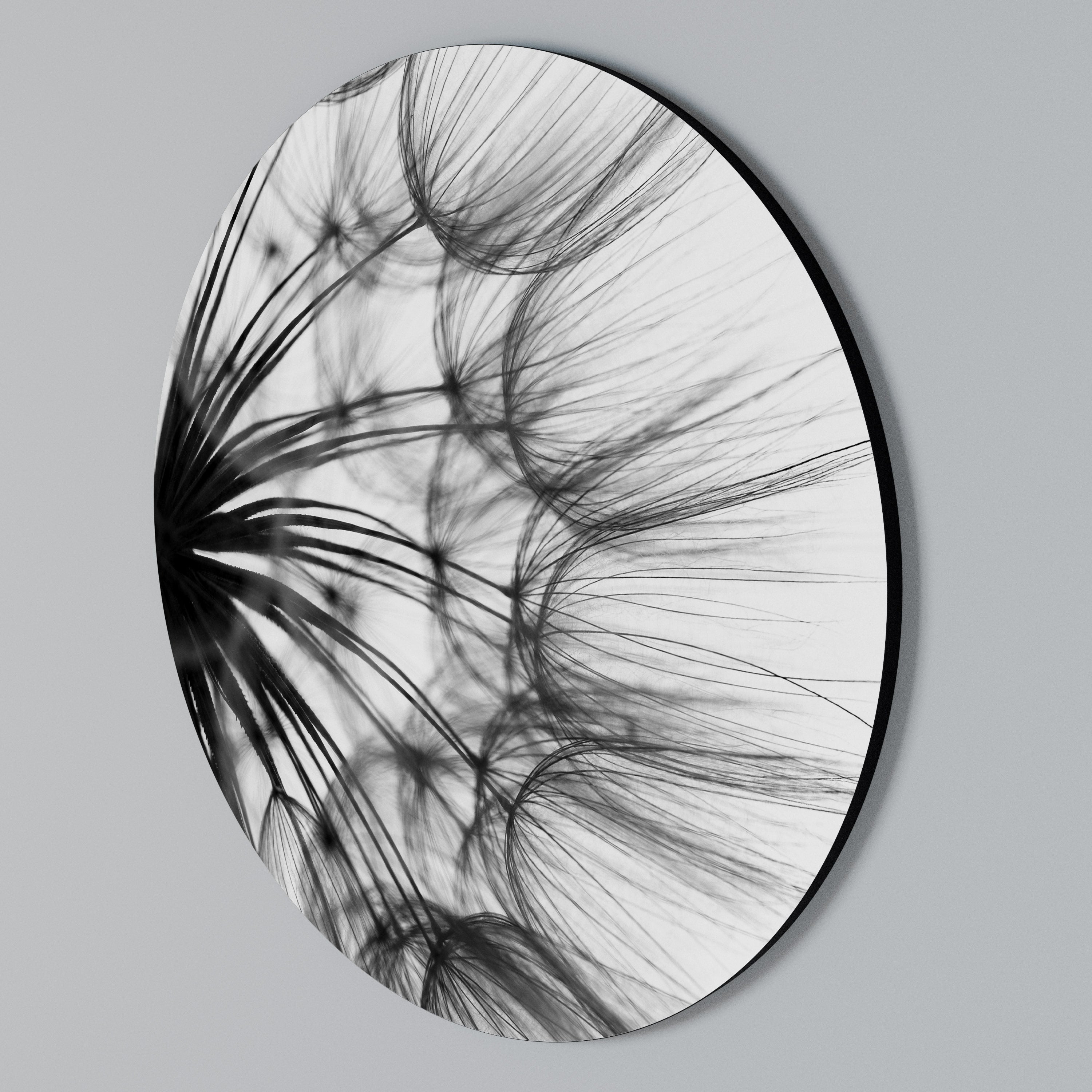 WHISPERING WILDFLOWER Round Wall Art