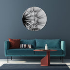 WHISPERING WILDFLOWER Round Wall Art