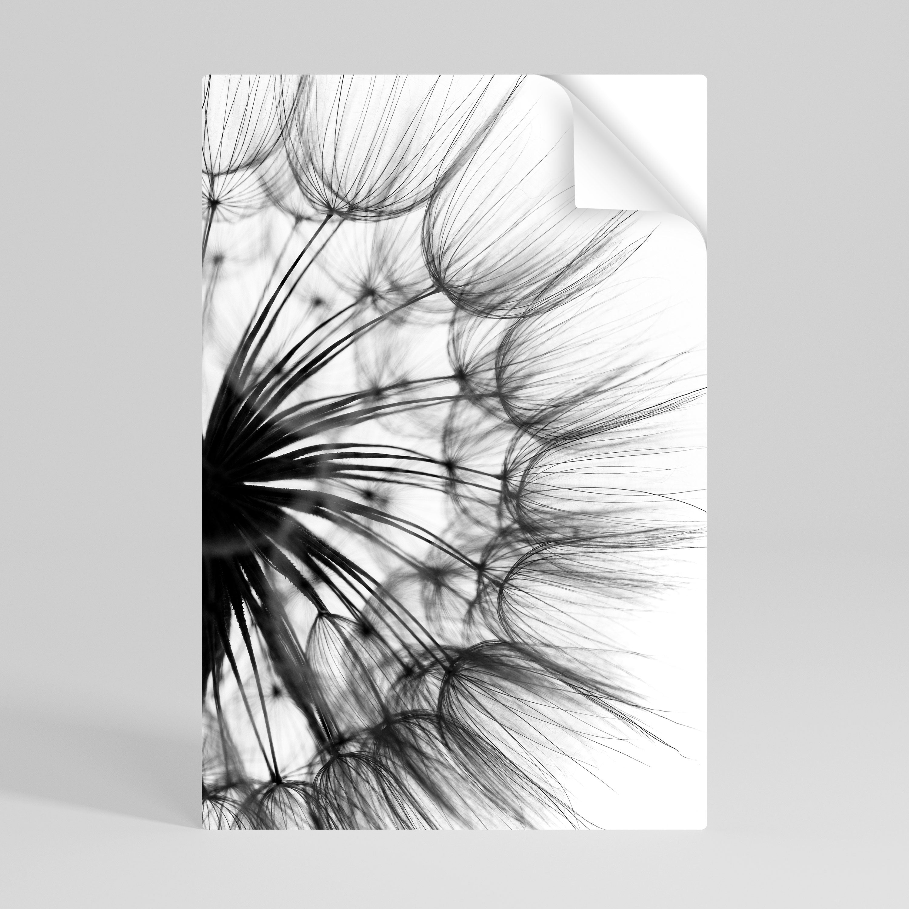 VISKANDE VILDBLOMMA, vertikal poster med självhäftande motiv