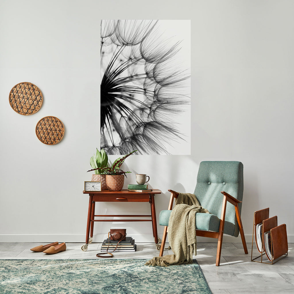 VISKANDE VILDBLOMMA, vertikal poster med självhäftande motiv