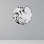 ELEGANT DROPLETS Round Wall Art
