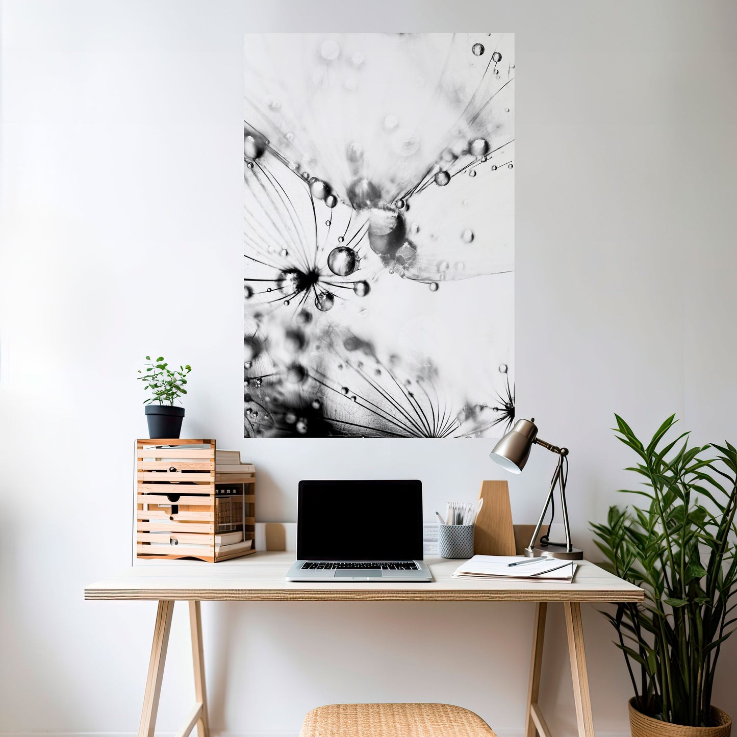 ELEGANT DROPLETS Peel and Stick Vertical Poster
