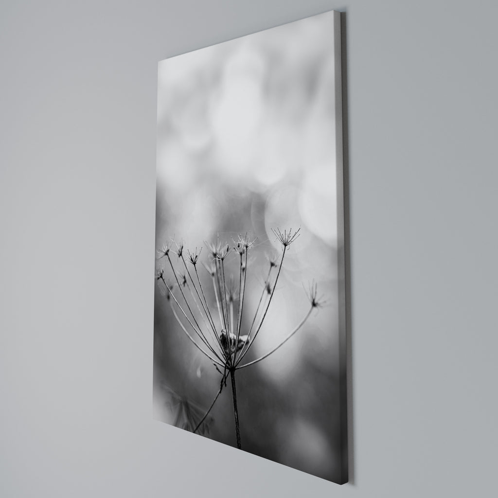 MINIMALIST BLOOM Vertical Canvas Print