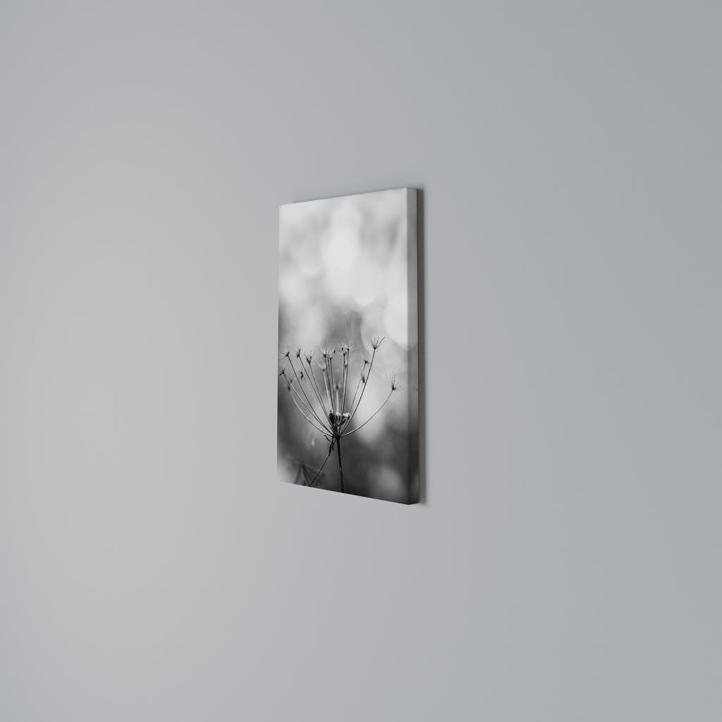 MINIMALIST BLOOM Vertical Canvas Print