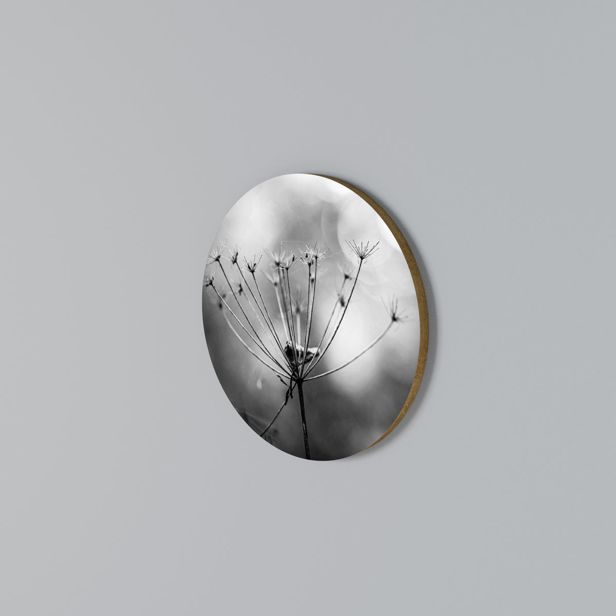 MINIMALIST BLOOM Rund väggdekor