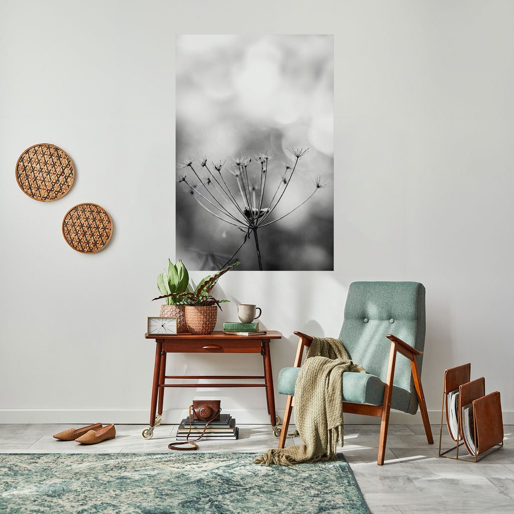 MINIMALISTISK BLOOM-poster med självhäftande motiv