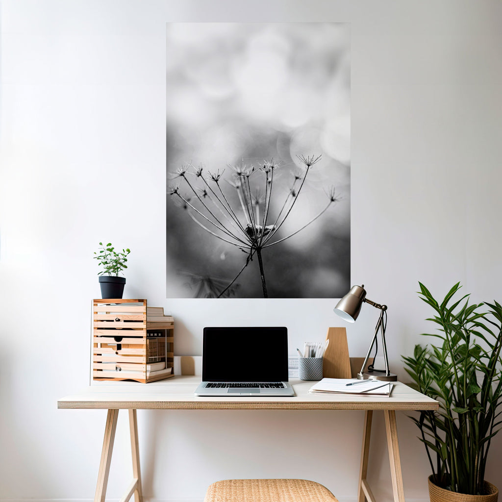 MINIMALISTISK BLOOM-poster med självhäftande motiv