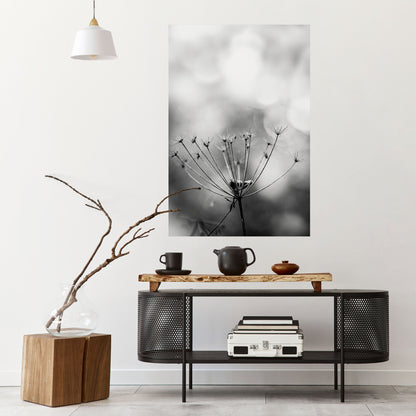 MINIMALISTISK BLOOM-poster med självhäftande motiv