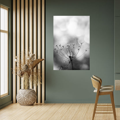 MINIMALISTISK BLOOM-poster med självhäftande motiv