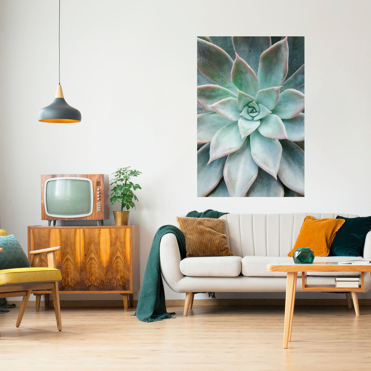 GEOMETRIC GARDEN MAGIC Peel and Stick Vertical Poster