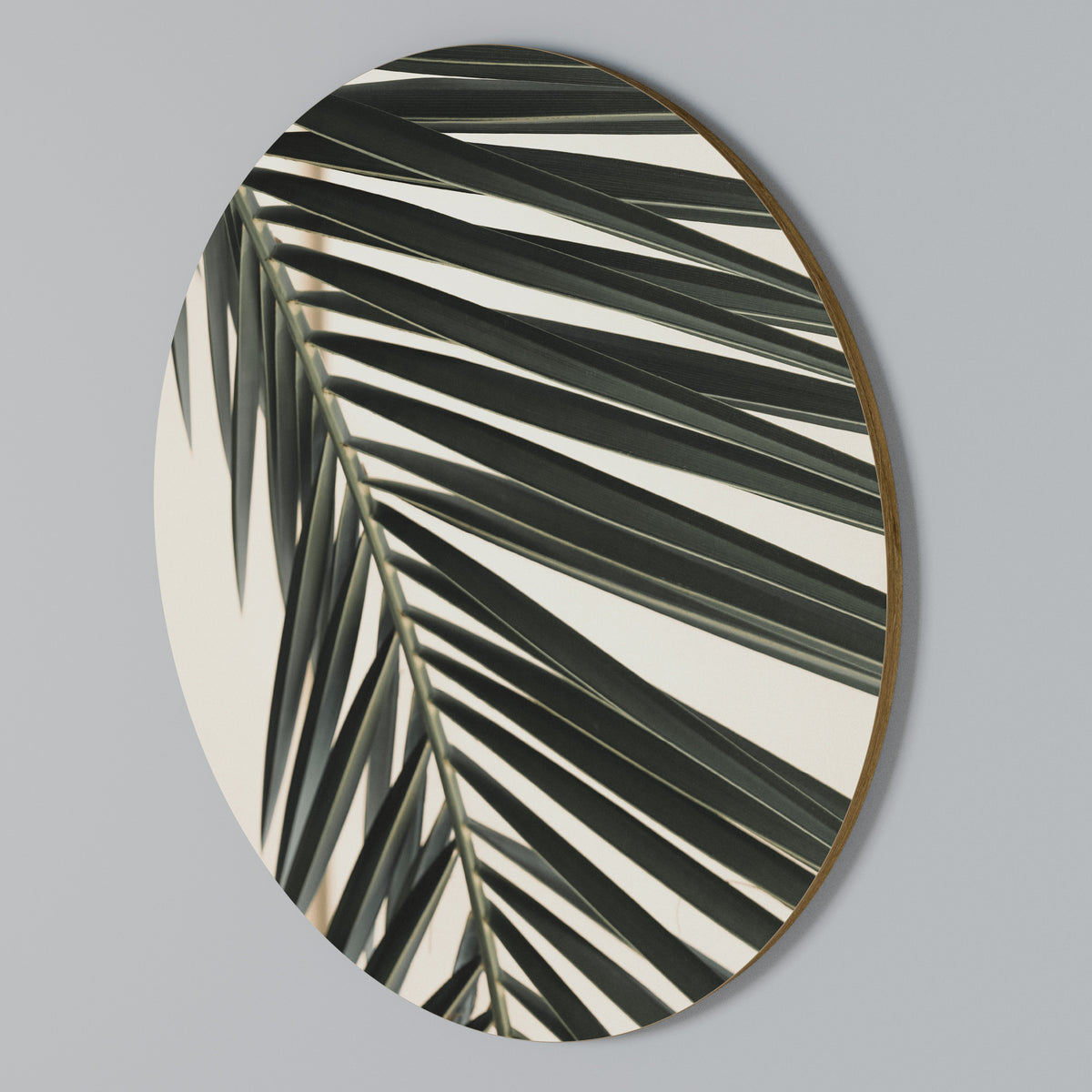 PALM SYMPHONY Rund väggdekor