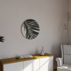 PALM SYMPHONY Round Wall Art