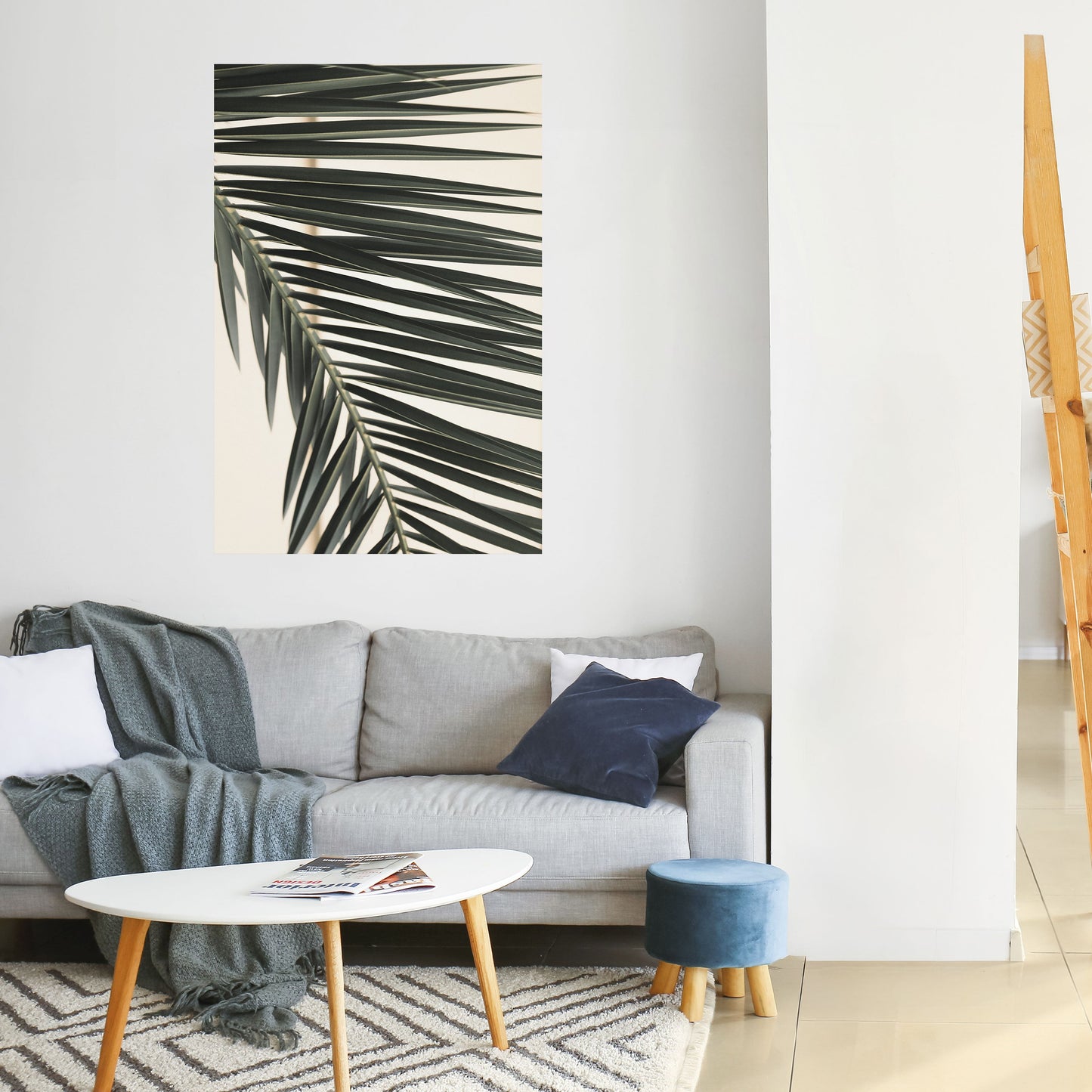 PALM SYMPHONY vertikal affisch med självhäftande motiv